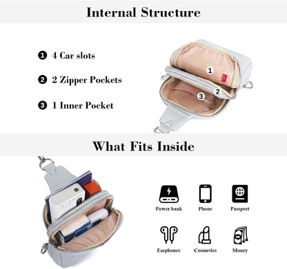 Anti Theft Crossbody Bags for Women Travel Small Sling Bag Fanny Packs Cross Body Purses Everyday