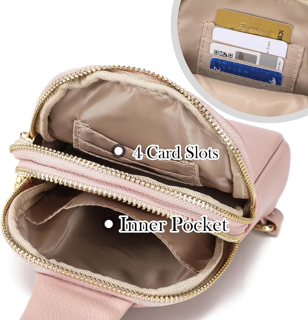 Anti Theft Crossbody Bags for Women Travel Small Sling Bag Fanny Packs Cross Body Purses Everyday