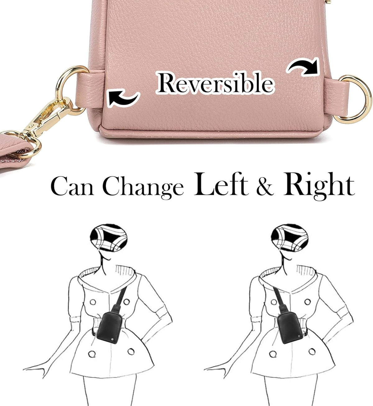 Anti Theft Crossbody Bags for Women Travel Small Sling Bag Fanny Packs Cross Body Purses Everyday