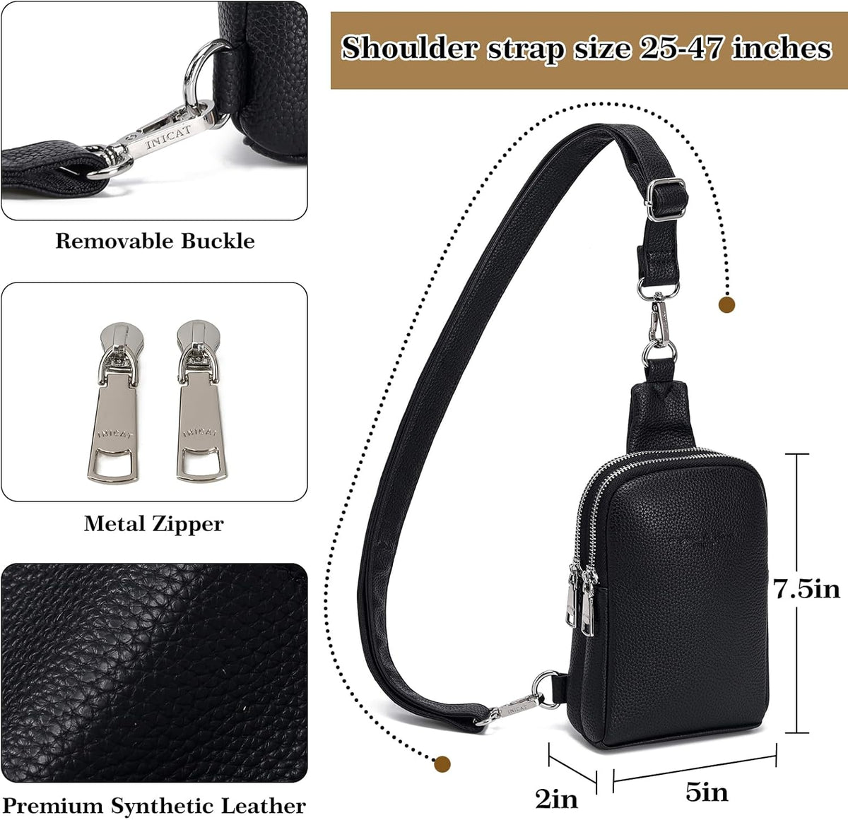 Anti Theft Crossbody Bags for Women Travel Small Sling Bag Fanny Packs Cross Body Purses Everyday