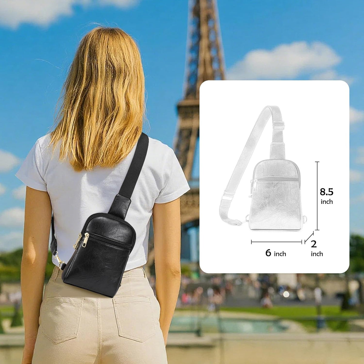 Anti Theft Crossbody Bags for Women Travel Small Sling Bag Fanny Packs Cross Body Purses Everyday