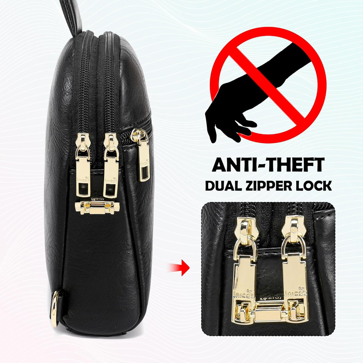 Anti Theft Crossbody Bags for Women Travel Small Sling Bag Fanny Packs Cross Body Purses Everyday