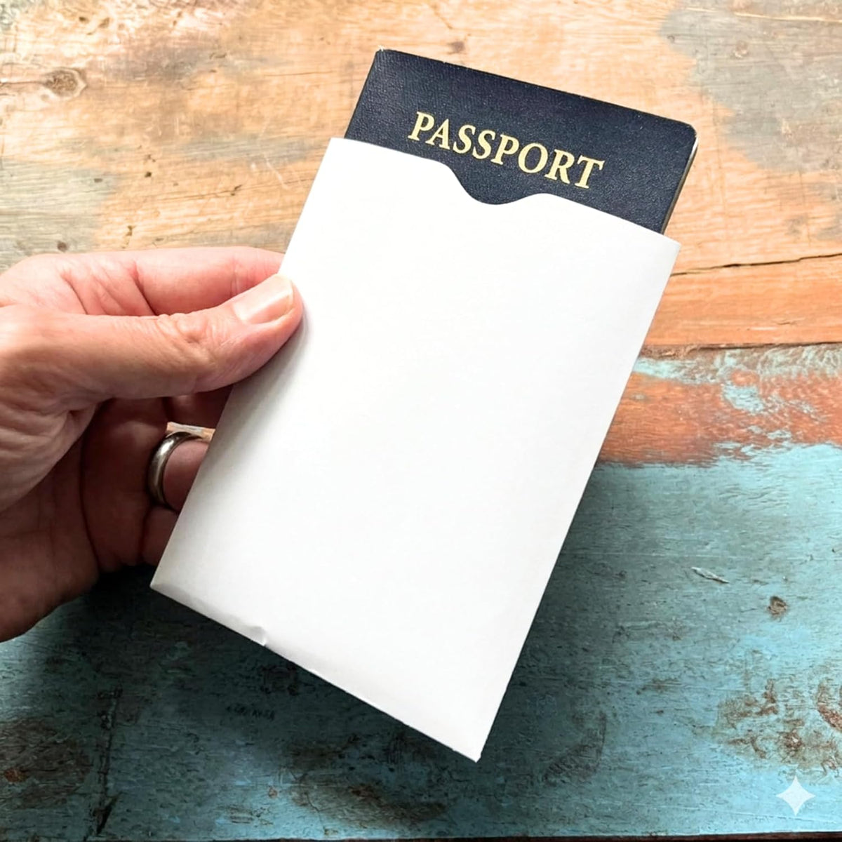 5 Pack - RFID Passport Protector Sleeve with 13.56 mhz Signal Blocking Protection - USA Made - Secure Anti Theft Passport Cover Shield for Passport Books Great for Travel
