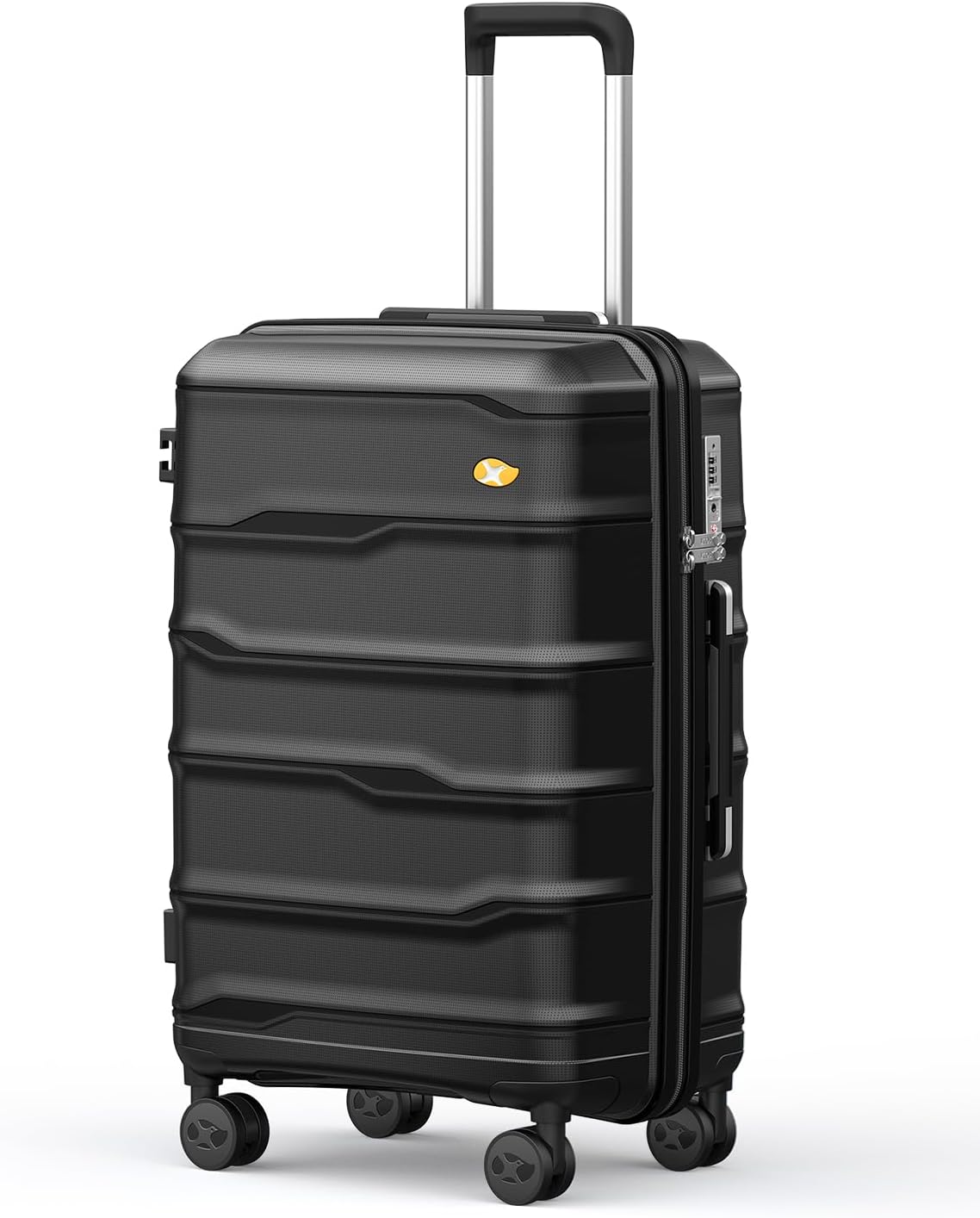 Carry On Luggage 22x14x9 Airline Approved, Hard Shell Suitcase with Spinner Wheels, Lightweight Luggages with TSA Lock, Carry-On Suitcases 20 Inch, Red
