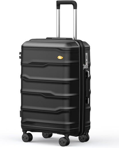 Carry On Luggage 22x14x9 Airline Approved, Hard Shell Suitcase with Spinner Wheels, Lightweight Luggages with TSA Lock, Carry-On Suitcases 20 Inch, Red