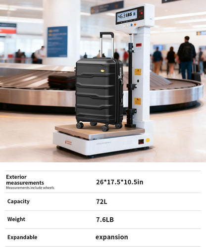 Carry On Luggage 22x14x9 Airline Approved, Hard Shell Suitcase with Spinner Wheels, Lightweight Luggages with TSA Lock, Carry-On Suitcases 20 Inch, Red