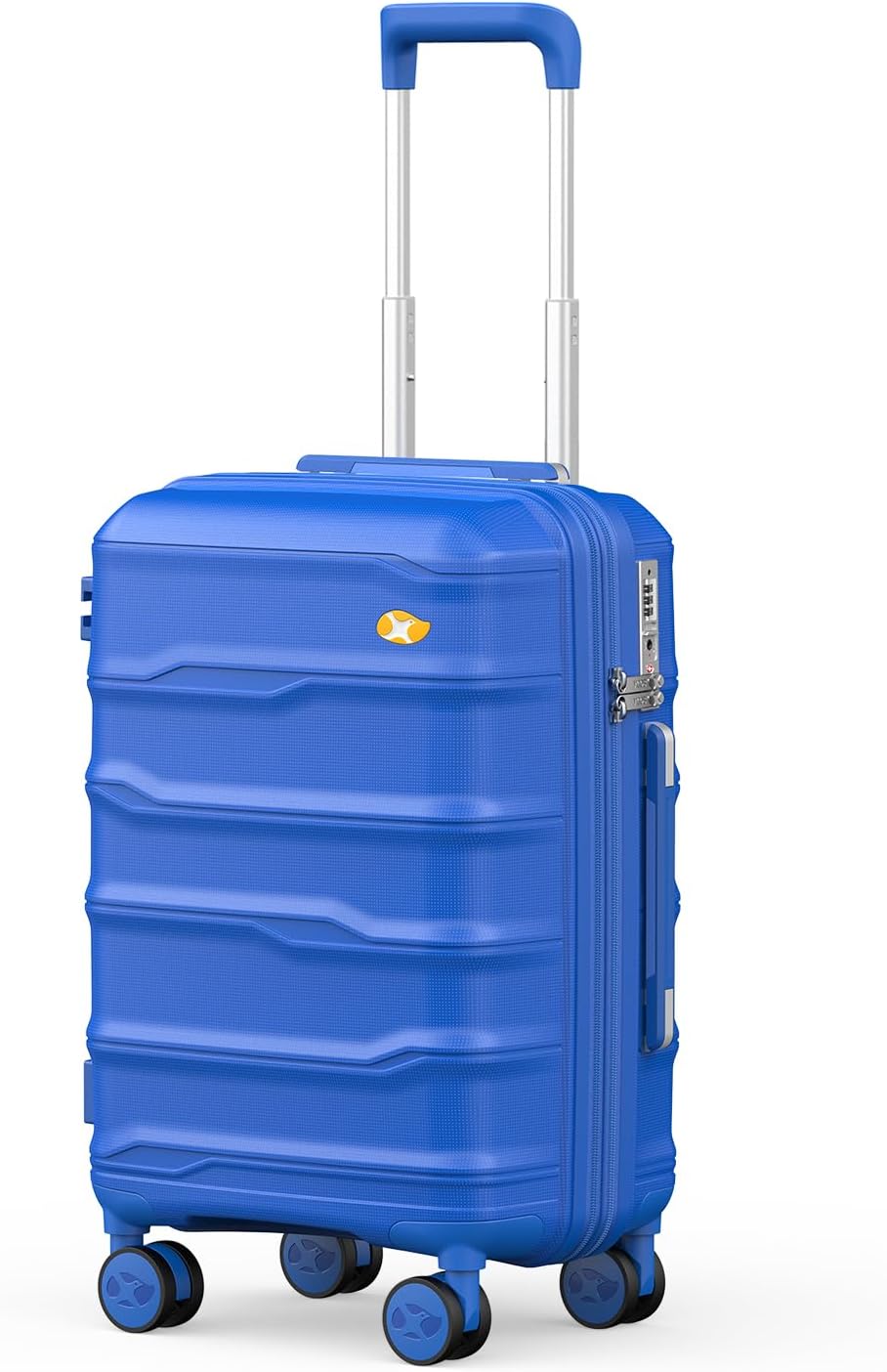 Carry On Luggage 22x14x9 Airline Approved, Hard Shell Suitcase with Spinner Wheels, Lightweight Luggages with TSA Lock, Carry-On Suitcases 20 Inch, Red