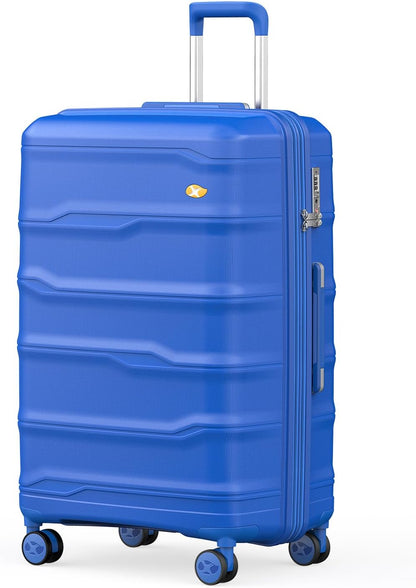 Carry On Luggage 22x14x9 Airline Approved, Hard Shell Suitcase with Spinner Wheels, Lightweight Luggages with TSA Lock, Carry-On Suitcases 20 Inch, Red