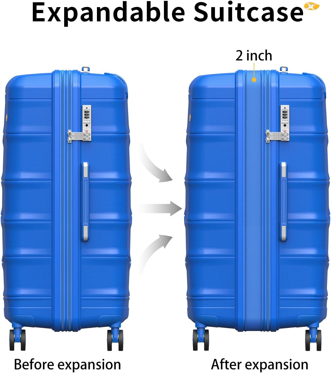 Carry On Luggage 22x14x9 Airline Approved, Hard Shell Suitcase with Spinner Wheels, Lightweight Luggages with TSA Lock, Carry-On Suitcases 20 Inch, Red
