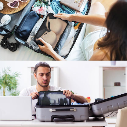 12 Pcs Small Packing Cubes for Travel, Light Packing Cubes for Suitcases Mesh Luggage Organizer Bags Travel Accessories Essentials 12 x 8 x 5 Inch(Grey)