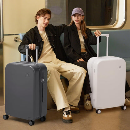 14 Inch Underseat Luggage Carry on Suitcase Free Boarding Personal Item Suitcases with Spinner Wheels Hardshell Lightweight PC for Short Travel, Lark Yellow