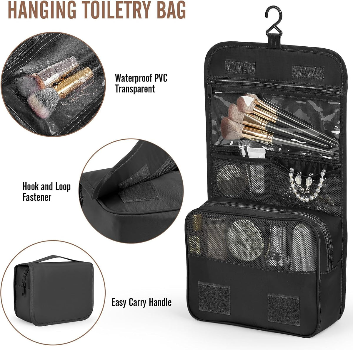10 Set Packing Cubes for Travel Essentials,Anti-Wrinkle Buckled Suitcase Organizer for Shoe & Toiletry Bag,Carry On Luggage Bag with 99+ Count Mesh Holes for Airplane & College Dorm Accessories