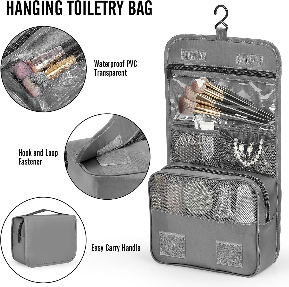10 Set Packing Cubes for Travel Essentials,Anti-Wrinkle Buckled Suitcase Organizer for Shoe & Toiletry Bag,Carry On Luggage Bag with 99+ Count Mesh Holes for Airplane & College Dorm Accessories