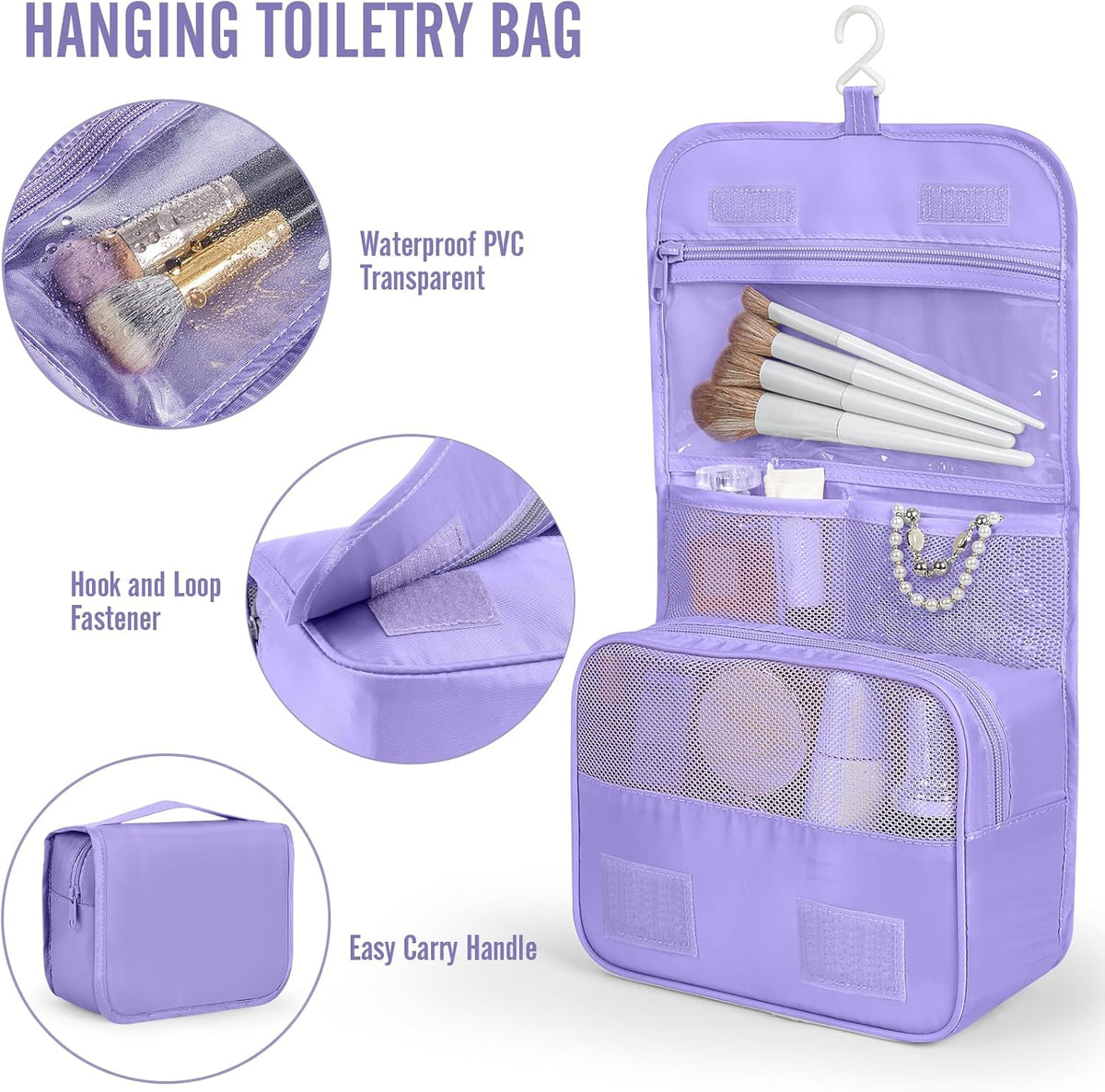 10 Set Packing Cubes for Travel Essentials,Anti-Wrinkle Buckled Suitcase Organizer for Shoe & Toiletry Bag,Carry On Luggage Bag with 99+ Count Mesh Holes for Airplane & College Dorm Accessories