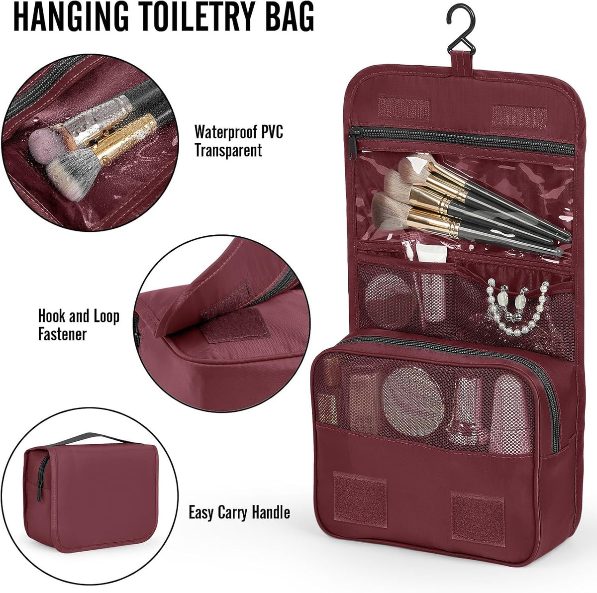 10 Set Packing Cubes for Travel Essentials,Anti-Wrinkle Buckled Suitcase Organizer for Shoe & Toiletry Bag,Carry On Luggage Bag with 99+ Count Mesh Holes for Airplane & College Dorm Accessories