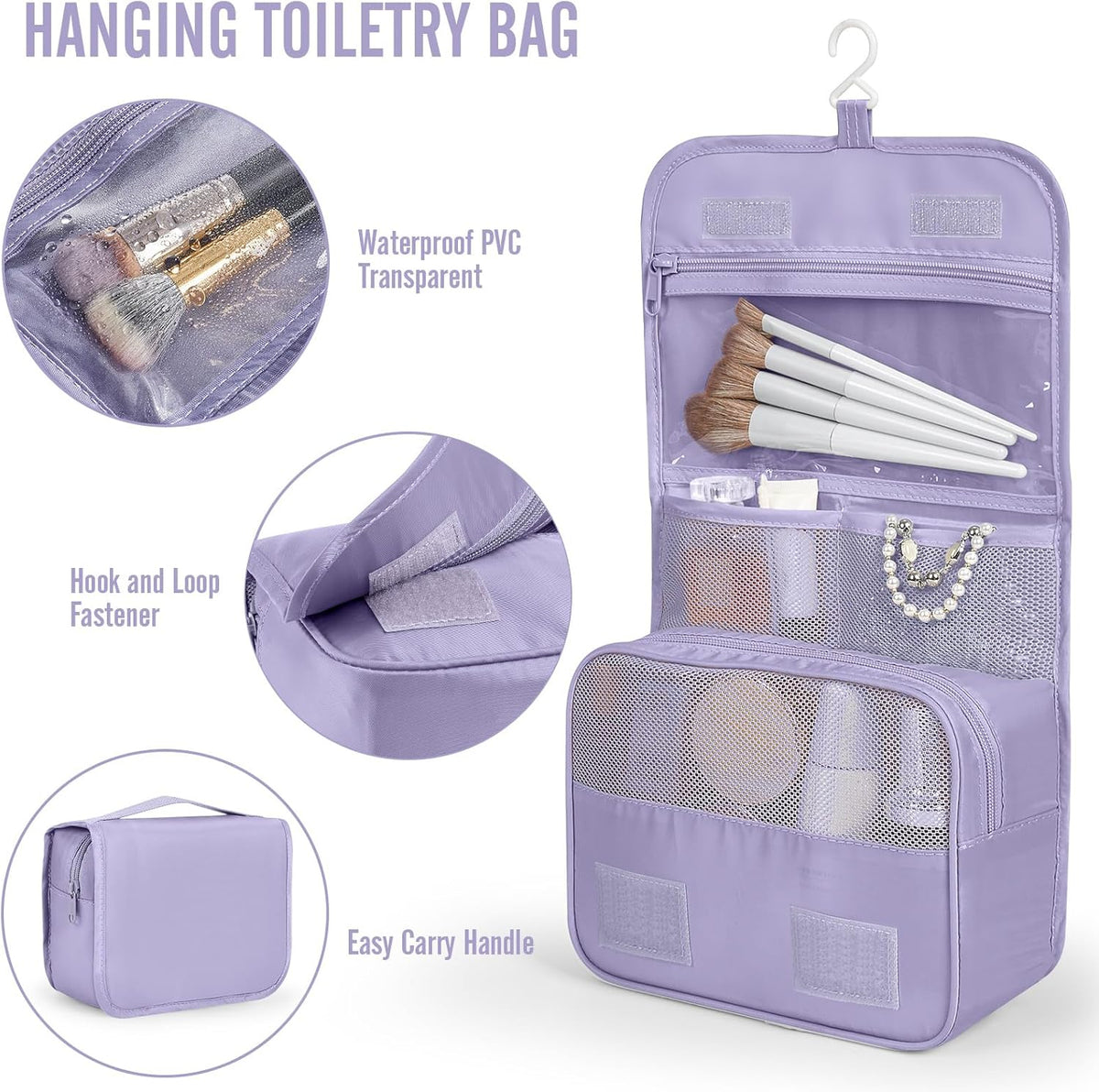 10 Set Packing Cubes for Travel Essentials,Anti-Wrinkle Buckled Suitcase Organizer for Shoe & Toiletry Bag,Carry On Luggage Bag with 99+ Count Mesh Holes for Airplane & College Dorm Accessories