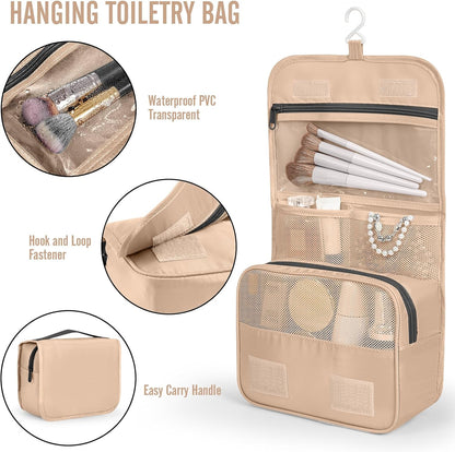 10 Set Packing Cubes for Travel Essentials,Anti-Wrinkle Buckled Suitcase Organizer for Shoe & Toiletry Bag,Carry On Luggage Bag with 99+ Count Mesh Holes for Airplane & College Dorm Accessories
