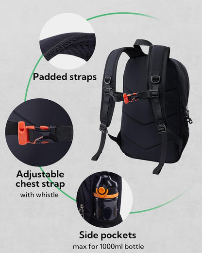 Small Hiking Backpack: 12L Outdoor Daypack For Women Men Teenager | Mini, Lightweight, Breathable padded shoulder straps, Water-resistant, Nylon, Multi-pockets, Suit for hiking travel camping