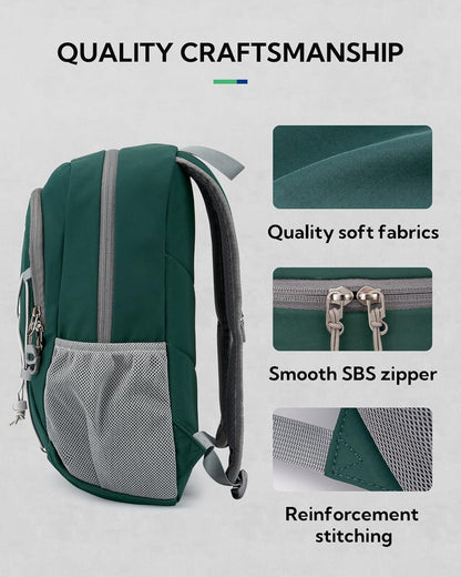 Small Hiking Backpack: 12L Outdoor Daypack For Women Men Teenager | Mini, Lightweight, Breathable padded shoulder straps, Water-resistant, Nylon, Multi-pockets, Suit for hiking travel camping