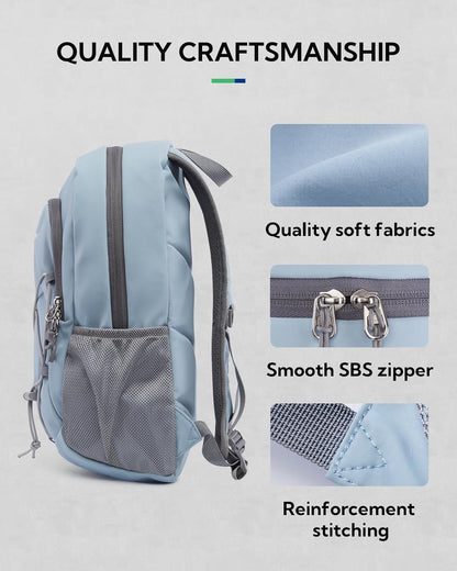 Small Hiking Backpack: 12L Outdoor Daypack For Women Men Teenager | Mini, Lightweight, Breathable padded shoulder straps, Water-resistant, Nylon, Multi-pockets, Suit for hiking travel camping