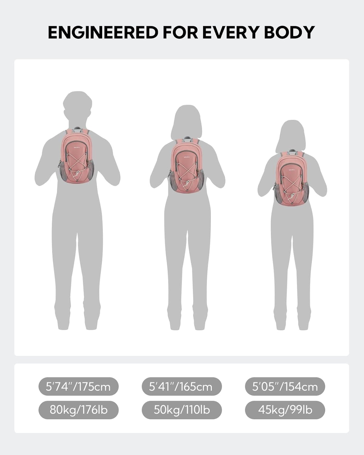 Small Hiking Backpack: 12L Outdoor Daypack For Women Men Teenager | Mini, Lightweight, Breathable padded shoulder straps, Water-resistant, Nylon, Multi-pockets, Suit for hiking travel camping