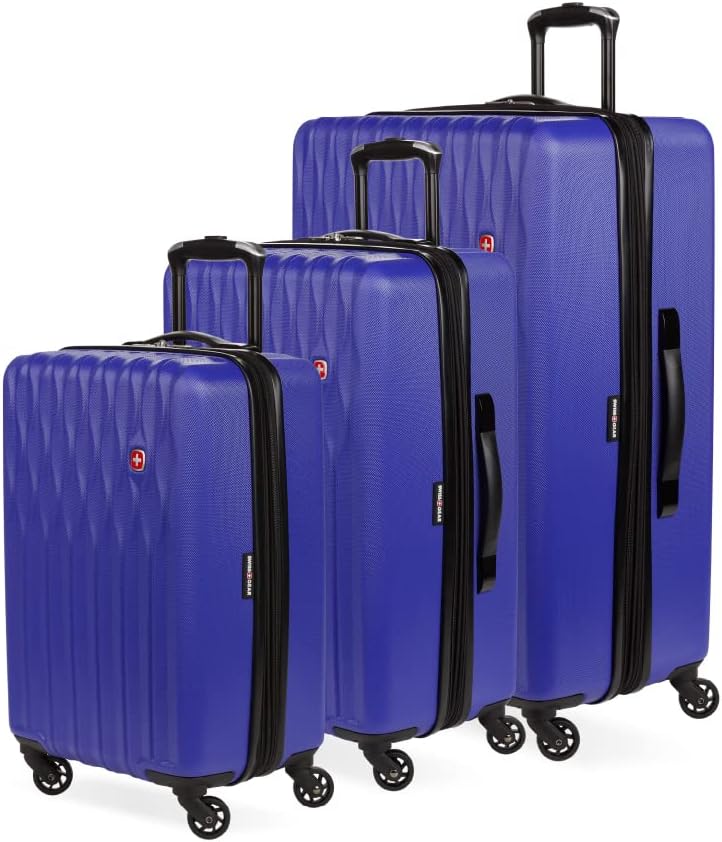 8018 Hardside Expandable Luggage with Spinner Wheels, White, Carry-On 20-Inch