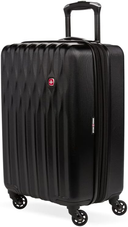 8018 Hardside Expandable Luggage with Spinner Wheels, White, Carry-On 20-Inch