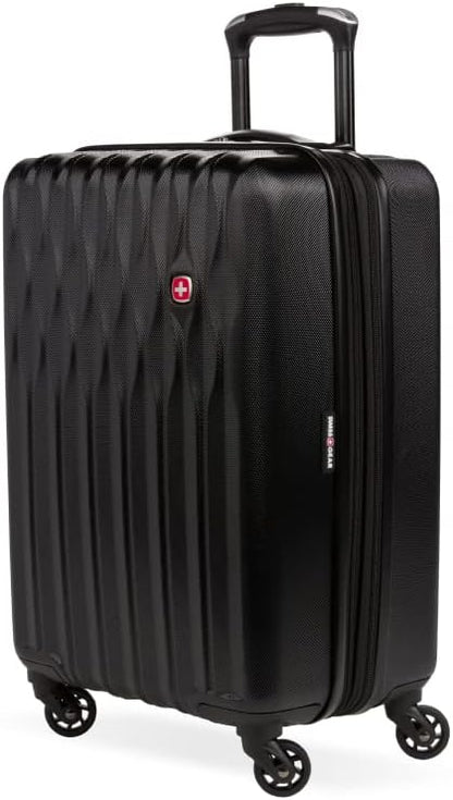 8018 Hardside Expandable Luggage with Spinner Wheels, White, Carry-On 20-Inch