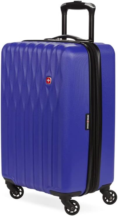 8018 Hardside Expandable Luggage with Spinner Wheels, White, Carry-On 20-Inch