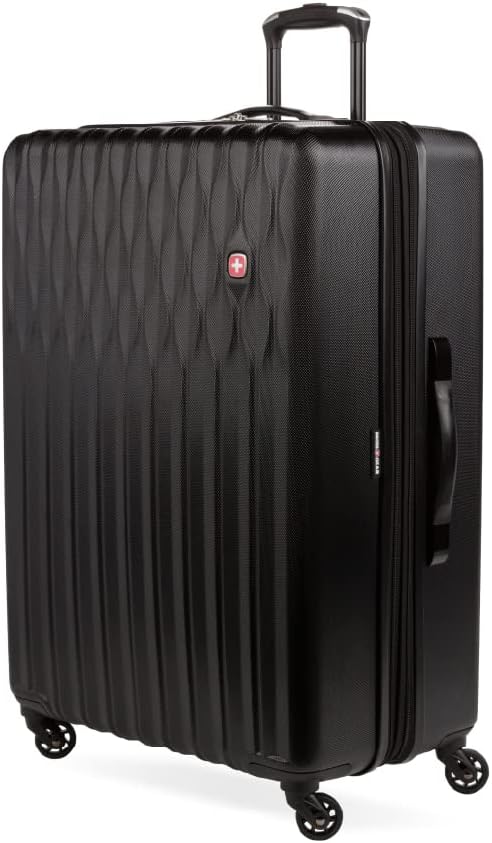 8018 Hardside Expandable Luggage with Spinner Wheels, White, Carry-On 20-Inch