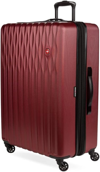 8018 Hardside Expandable Luggage with Spinner Wheels, White, Carry-On 20-Inch