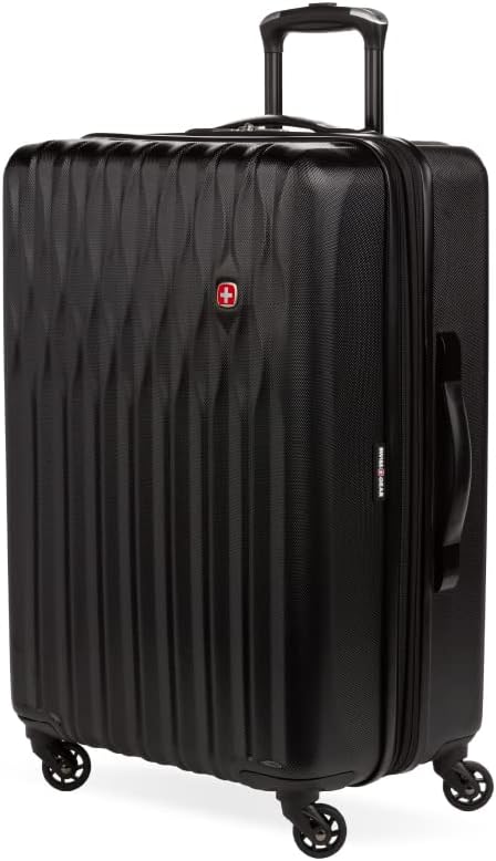 8018 Hardside Expandable Luggage with Spinner Wheels, White, Carry-On 20-Inch