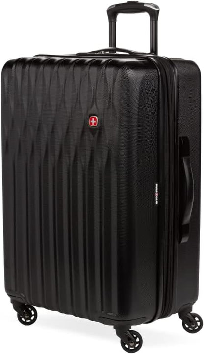 8018 Hardside Expandable Luggage with Spinner Wheels, White, Carry-On 20-Inch