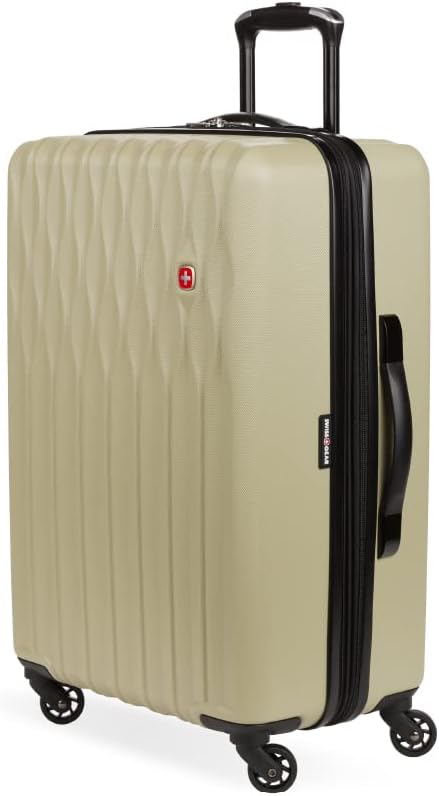 8018 Hardside Expandable Luggage with Spinner Wheels, White, Carry-On 20-Inch