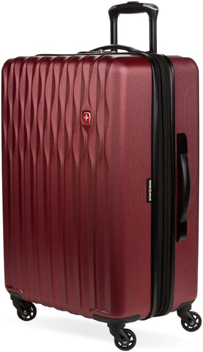 8018 Hardside Expandable Luggage with Spinner Wheels, White, Carry-On 20-Inch
