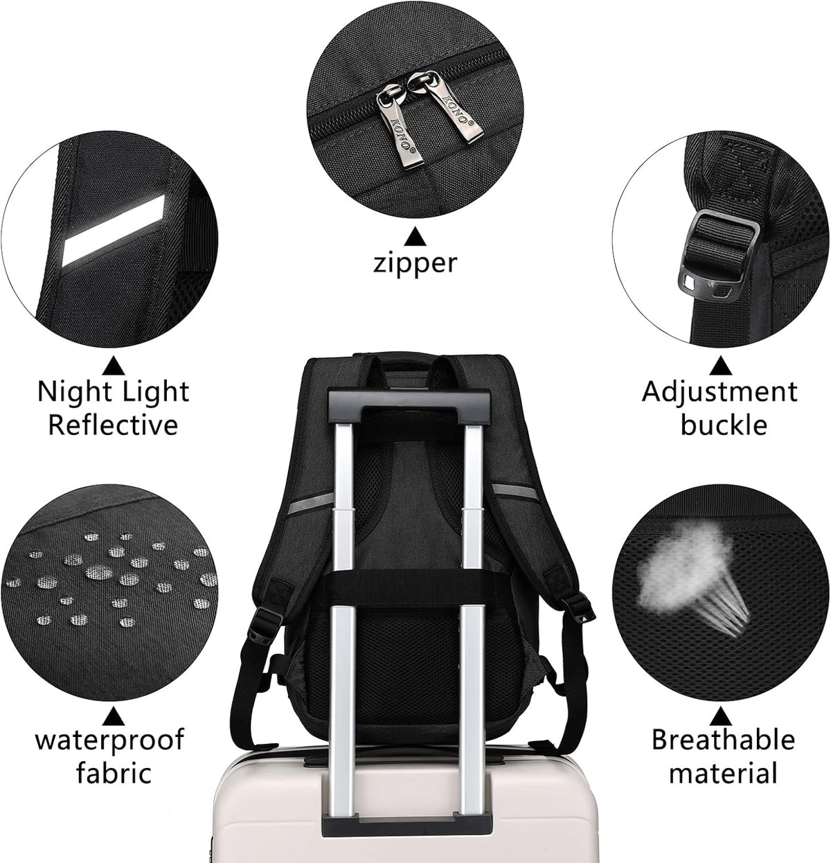 Carry on Backpack, Airline Approved Under Seat Travel Backpack