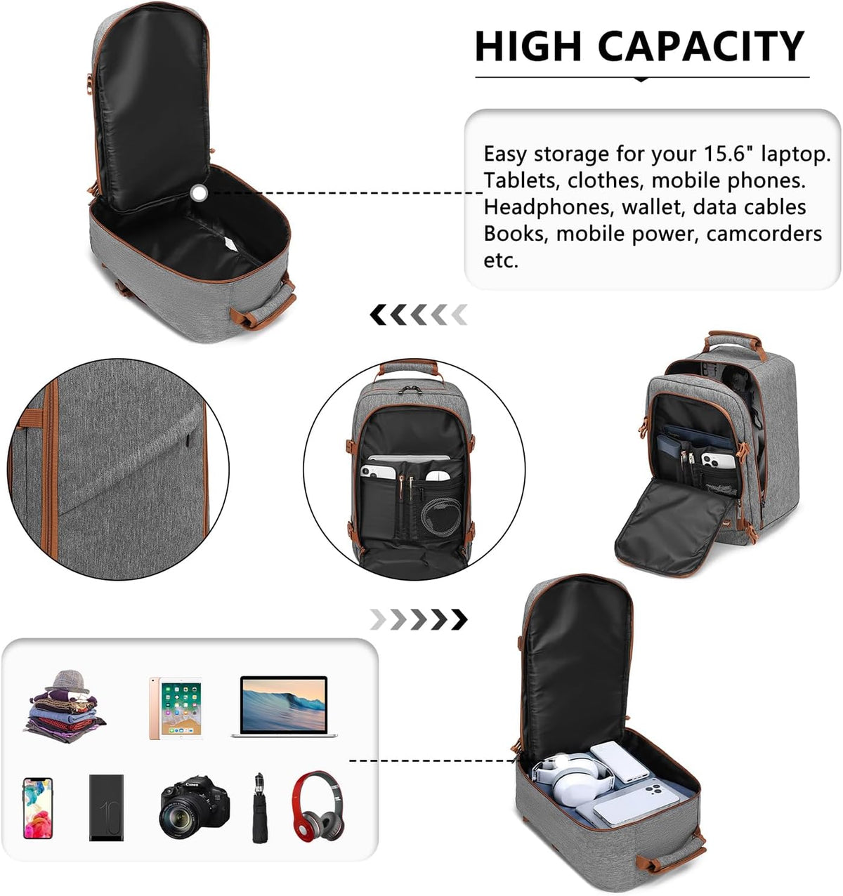 Carry on Backpack, Airline Approved Under Seat Travel Backpack
