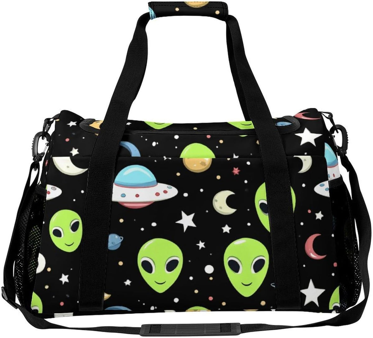 Gym and Travel Weekender Bag Duffel Sports Overnight Simple Carry Options for Men Women