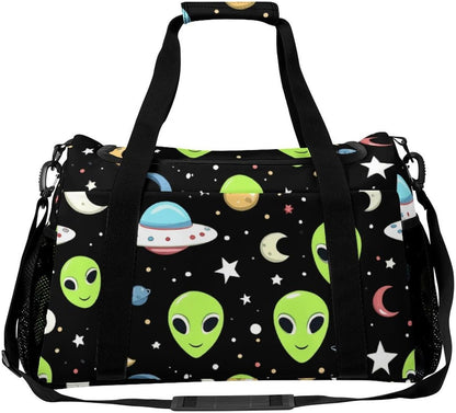 Gym and Travel Weekender Bag Duffel Sports Overnight Simple Carry Options for Men Women