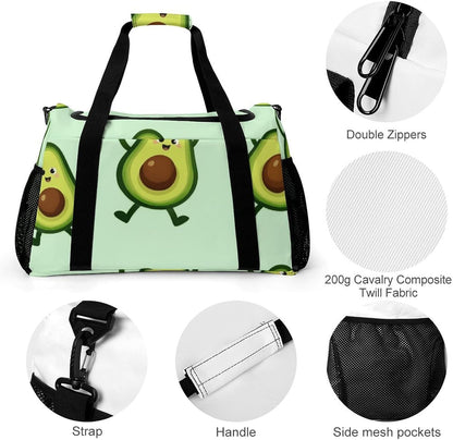 Gym and Travel Weekender Bag Duffel Sports Overnight Simple Carry Options for Men Women