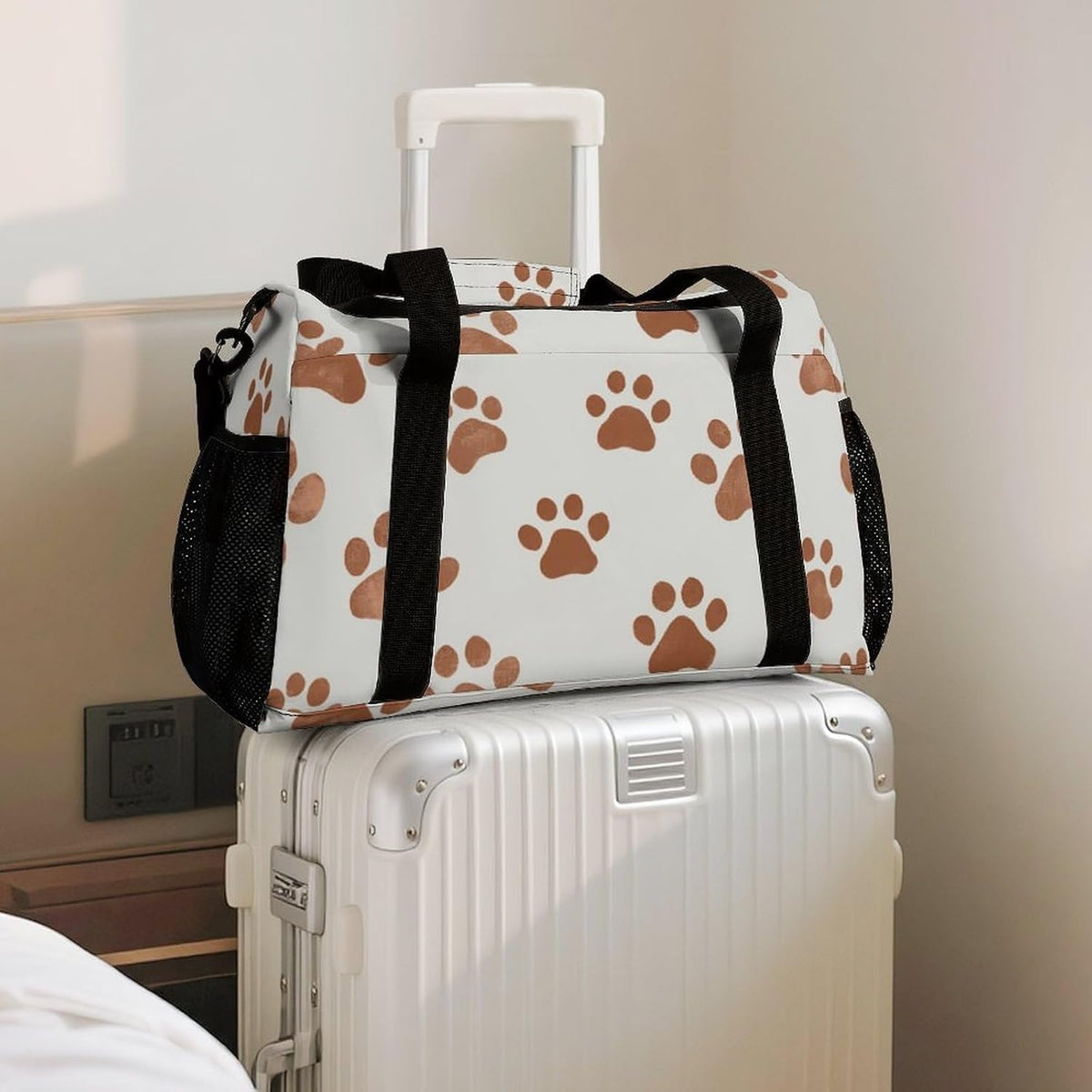 Gym and Travel Weekender Bag Duffel Sports Overnight Simple Carry Options for Men Women