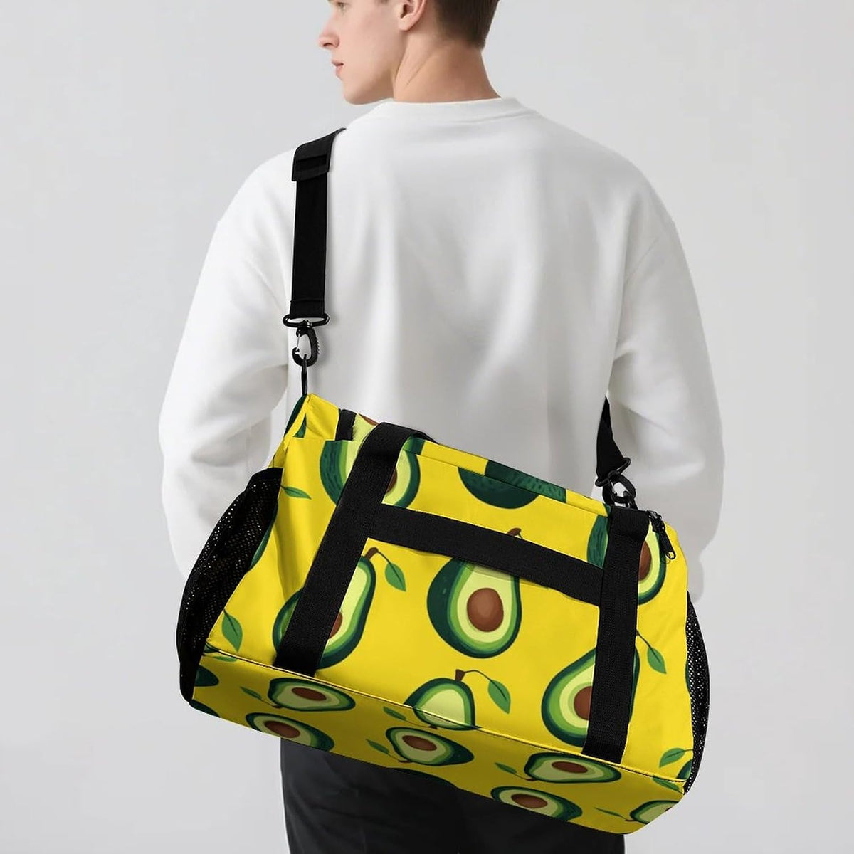 Gym and Travel Weekender Bag Duffel Sports Overnight Simple Carry Options for Men Women