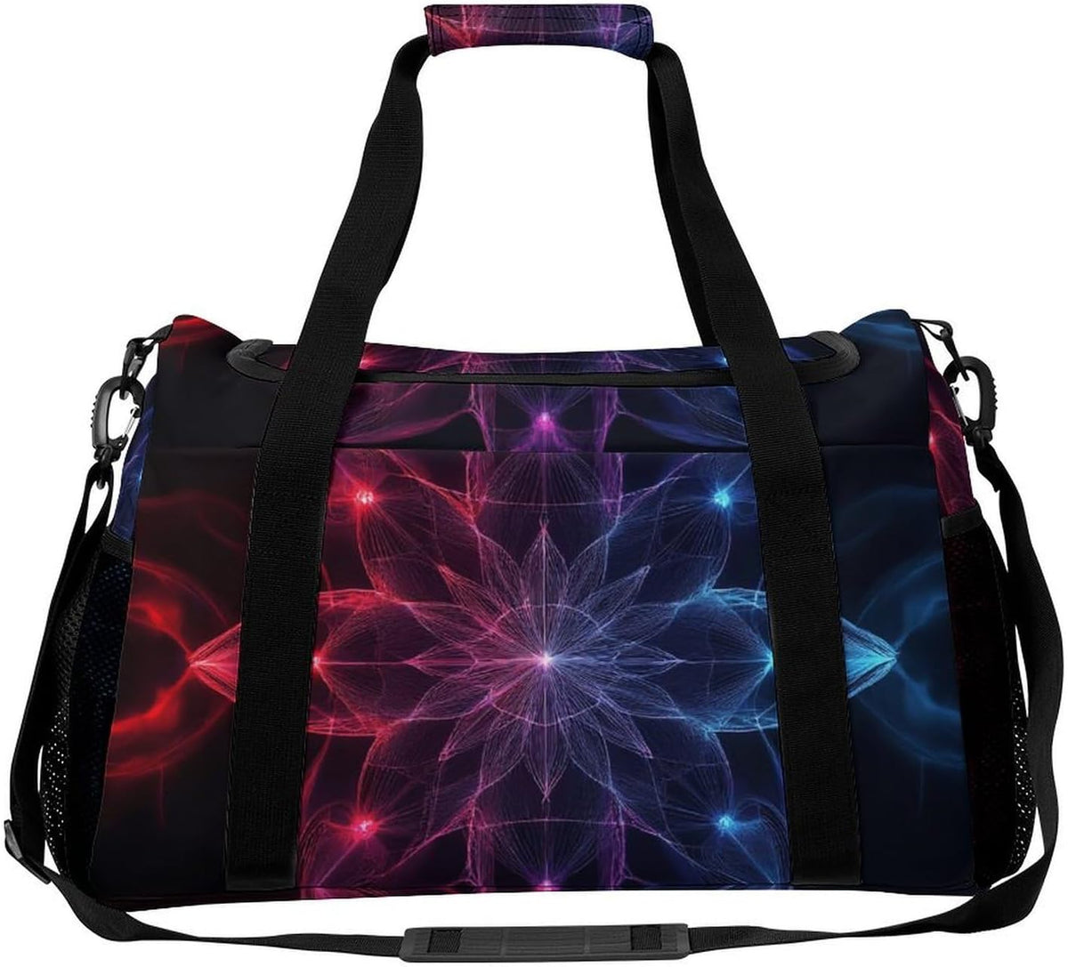 Gym and Travel Weekender Bag Duffel Sports Overnight Simple Carry Options for Men Women