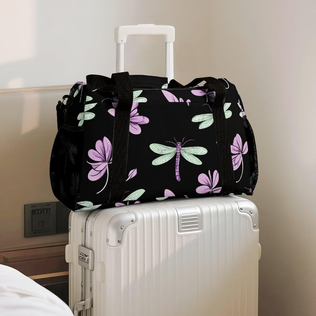 Gym and Travel Weekender Bag Duffel Sports Overnight Simple Carry Options for Men Women