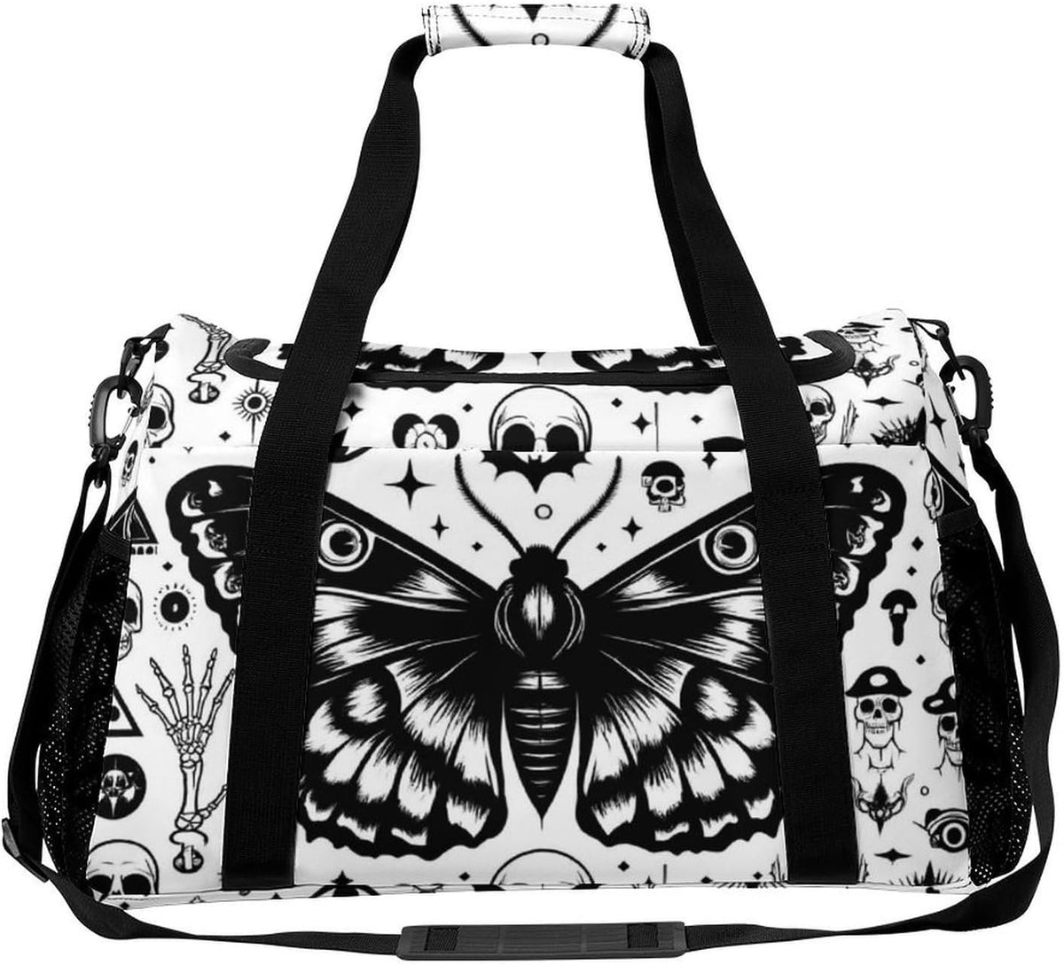 Gym and Travel Weekender Bag Duffel Sports Overnight Simple Carry Options for Men Women