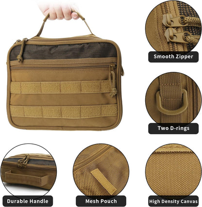 Toiletry Bag for Men Travel Toiletry Organizer Dopp Kit Organizer Toiletries Travel Bag Shaving Hygiene Bag Bathroom Hanging Men's Toiletry Bag for Short Trips Army Green