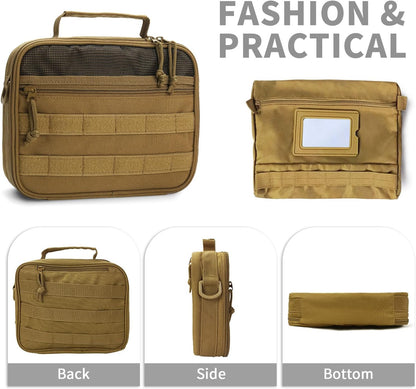 Toiletry Bag for Men Travel Toiletry Organizer Dopp Kit Organizer Toiletries Travel Bag Shaving Hygiene Bag Bathroom Hanging Men's Toiletry Bag for Short Trips Army Green