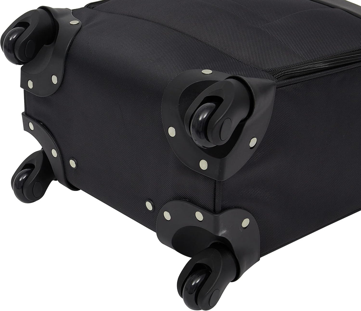 17" Underseat Spinner Carry-On Luggage, Mocha
