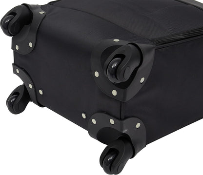 17" Underseat Spinner Carry-On Luggage, Mocha
