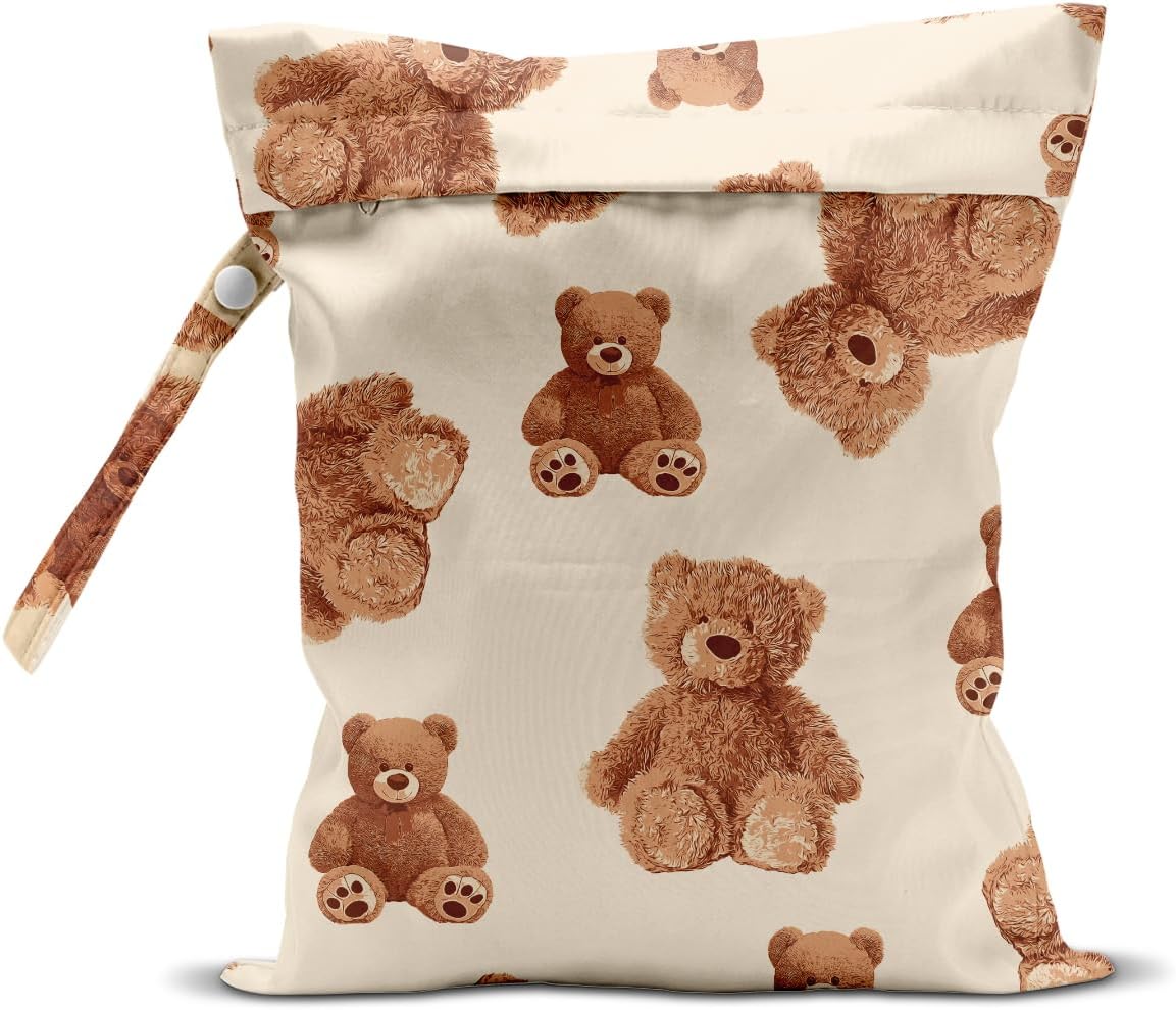 Wet Bag for Baby Swimsuit Dirty Clothes Diaper Yoga Gym, Wet Dry Bag, Beach Vacation Essential for Baby Travel Poor Swiming Bathing Toddler Diapers Items